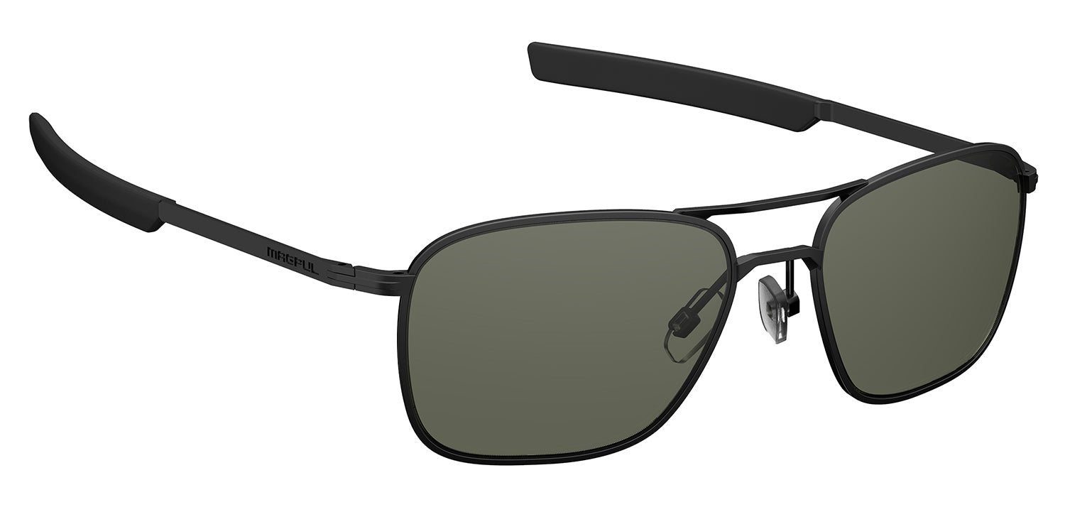 Magpul Santini Z87+ Eyewear Gray Green Lens Black Frame MAG102610011100