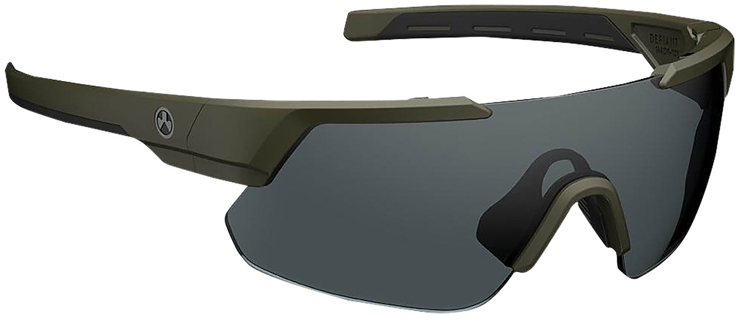 Magpul Defiant Z87+ Ballistic Eyewear Gray Lens OD Green Frame Adult