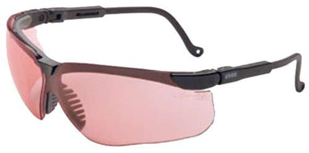 Howard Leight Genesis Glasses Black Frame Vermillion Tinted Lens