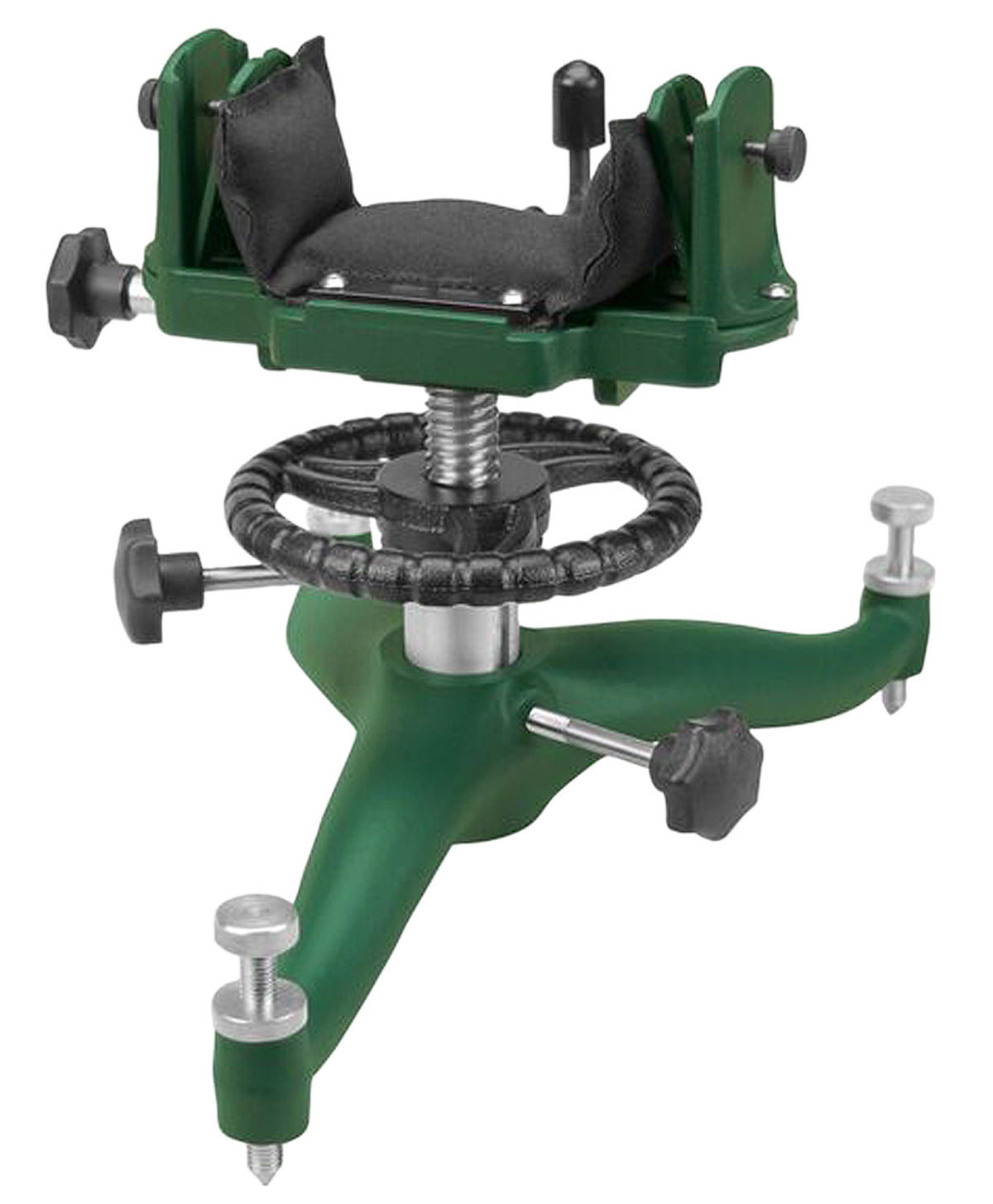 Caldwell Rock BR Benchrest Rest with Filled 3 Lobe Varmint Front Bag