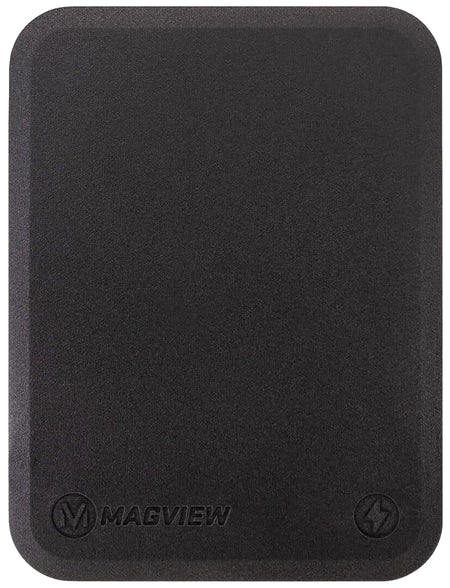 Magview 82028 Phone Plate Wireless Charging Black 2.50" x 3.25" Optic Adapter