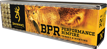 Browning BPR Performance Rimfire .22 Long Rifle 40 grain Lead Hollow Point ammunition