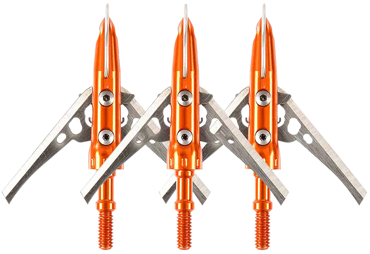 Rage R38902 NC 2 Blade No Collar Bowhunting Broadhead 100gr