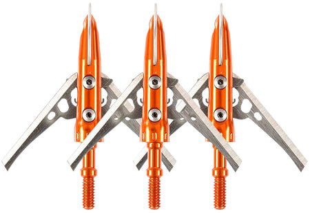 Rage R38902 NC 2 Blade No Collar Bowhunting Broadhead 100gr