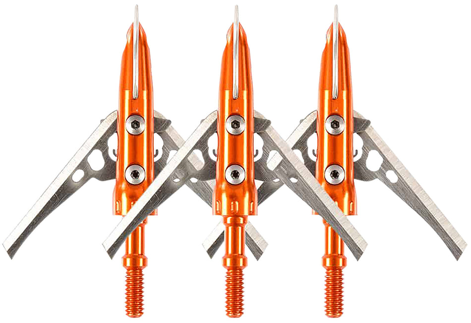 Rage R38902 NC 2 Blade No Collar Bowhunting Broadhead 100gr