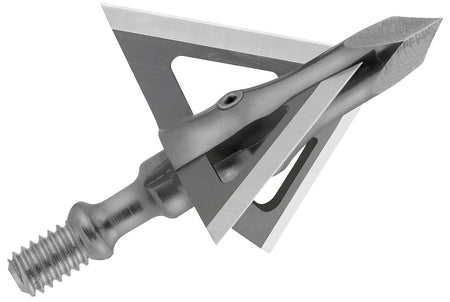 Muzzy 290 Trocar Broadhead 3-Blade Solid Stainless Ferrule 100 Grain 3 Pack