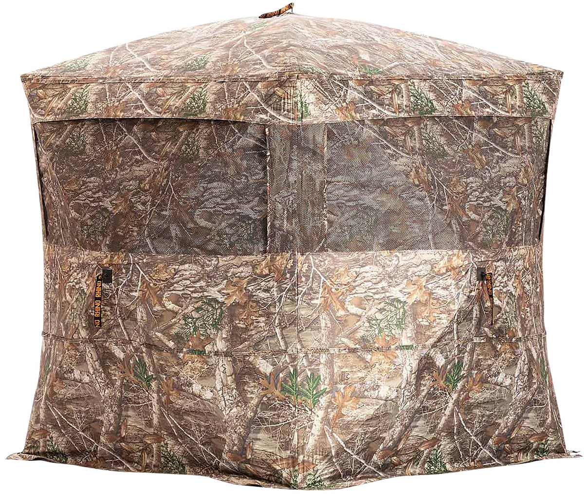 Rhino 5-Hub Ground Hunting Blind Realtree Edge 150 Denier Mesh RBO163