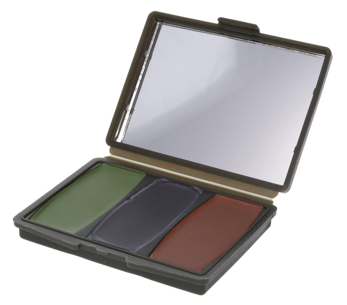 Hunters Specialties HS00260 3 Color Woodland Camo Makeup Kit with Built-In Mirror