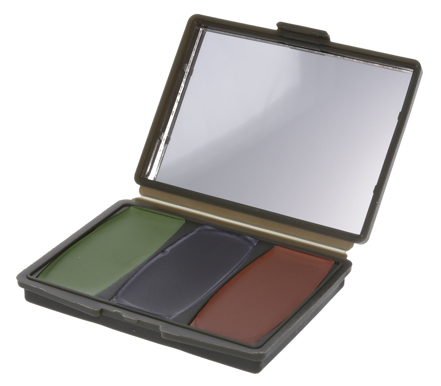 Hunters Specialties HS00260 3 Color Woodland Camo Makeup Kit with Built-In Mirror
