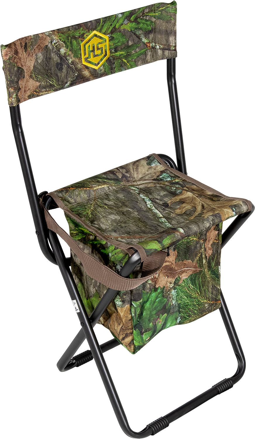 HS Camo Dove Hunting Chair Steel Frame with Back Realtree Edge Pattern
