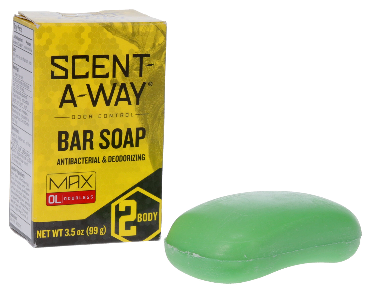 Scent-A-Way Max Odorless Hunter Bar Soap with Aloe Vera 3.5 oz
