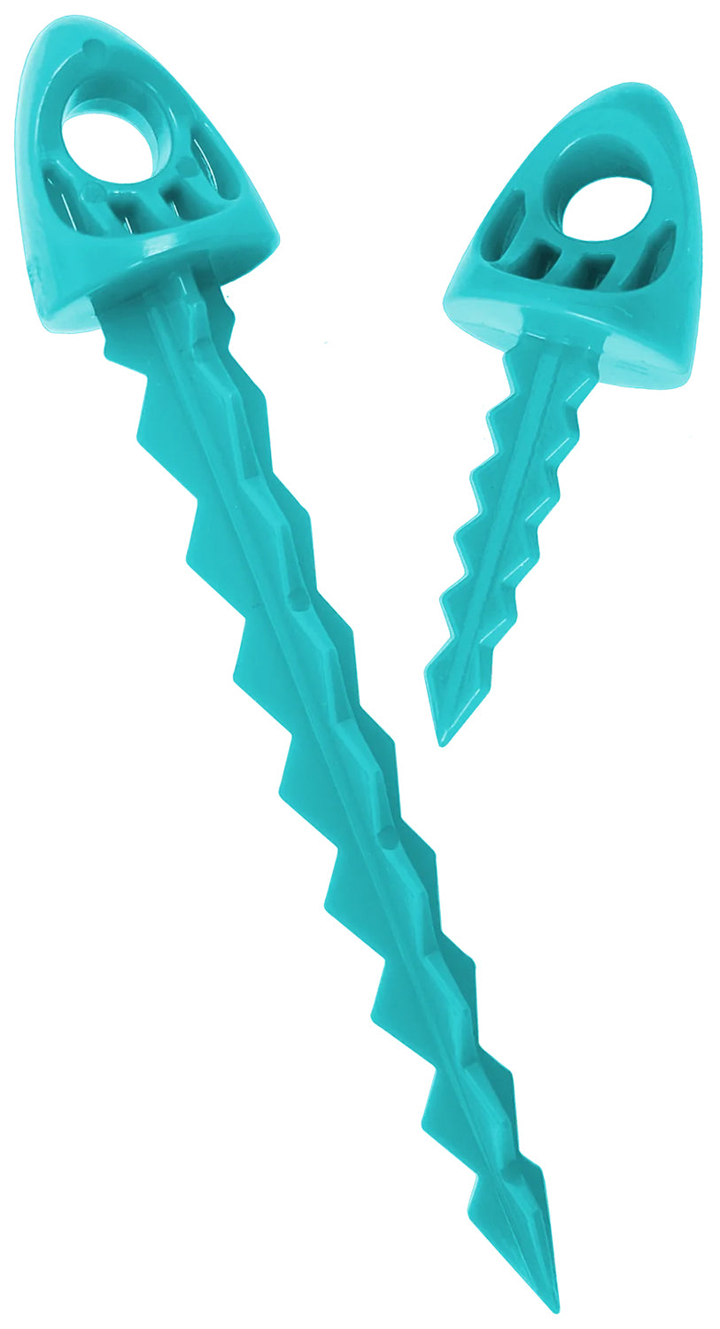 TargetTack 12-Pack Teal Green Variety 1"/3" Polycarbonate Tacks for Paper and Vinyl Targets