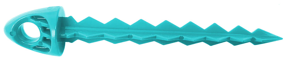 TargetTack 6-Pack Teal Green 3" Polycarbonate Tacks for Paper and Vinyl Shooting Targets