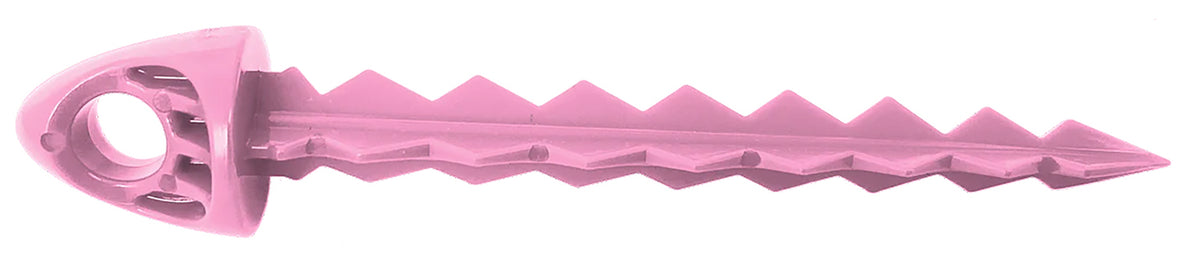 TargetTack 12-Pack Pink 3" Polycarbonate Tacks for Paper and Vinyl Shooting Targets