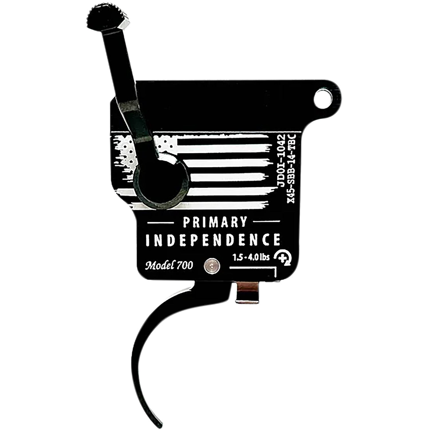 TriggerTech Independence Primary Black/White Drop-In Trigger Fits Remington 700 RH