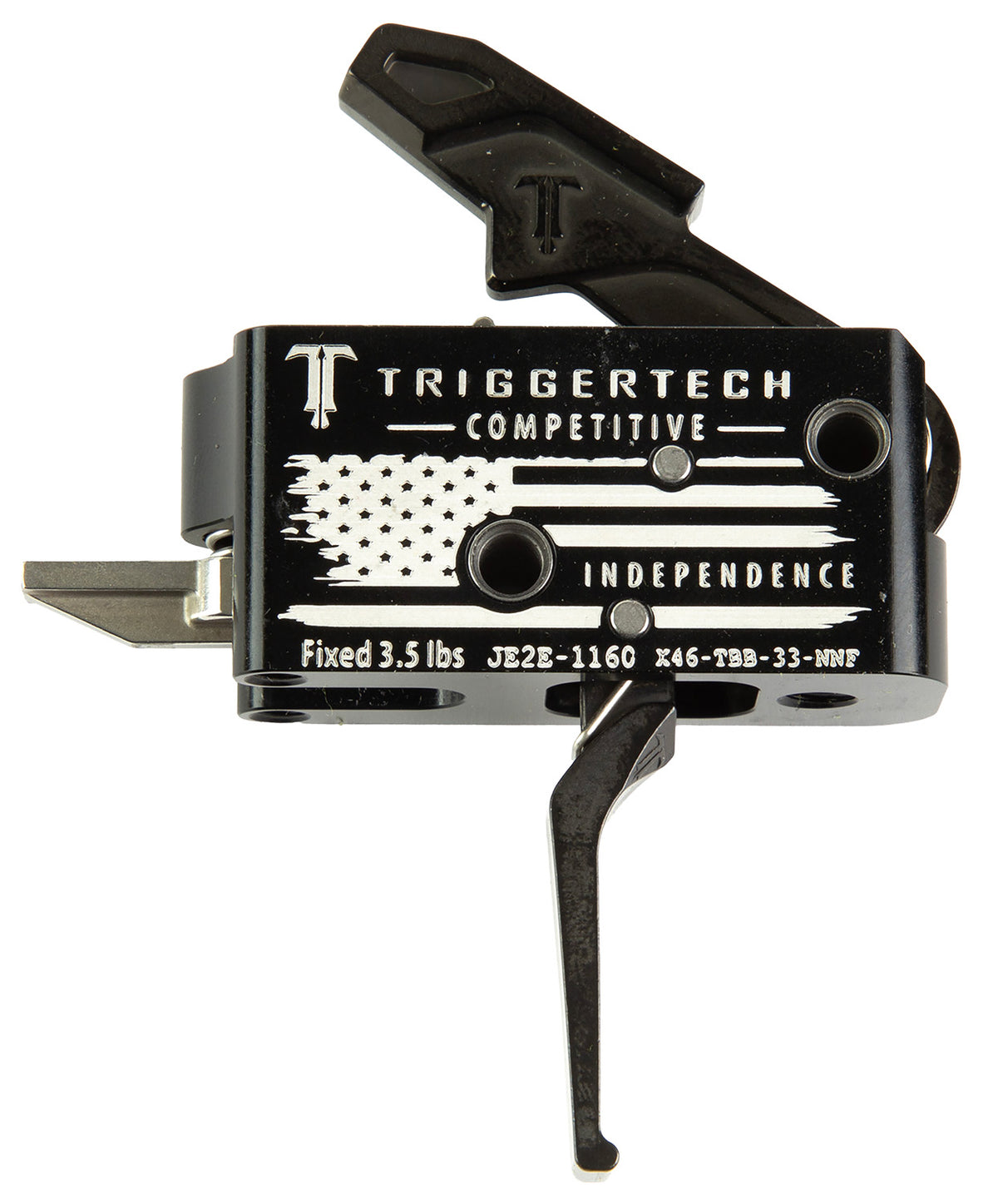 TriggerTech Independence Competitive Black/White Drop-In Trigger Fits AR-15