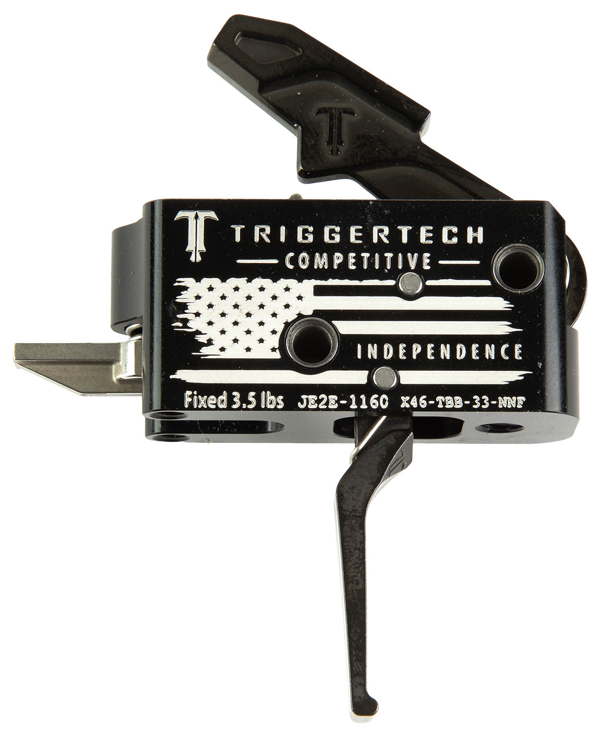 TriggerTech Independence Competitive Black/White Drop-In Trigger Fits AR-15