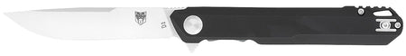 CobraTec CTMONBLK Monarch 3.50" Folder Satin D2 Steel Blade with Black G10 Handle and Lanyard Hole