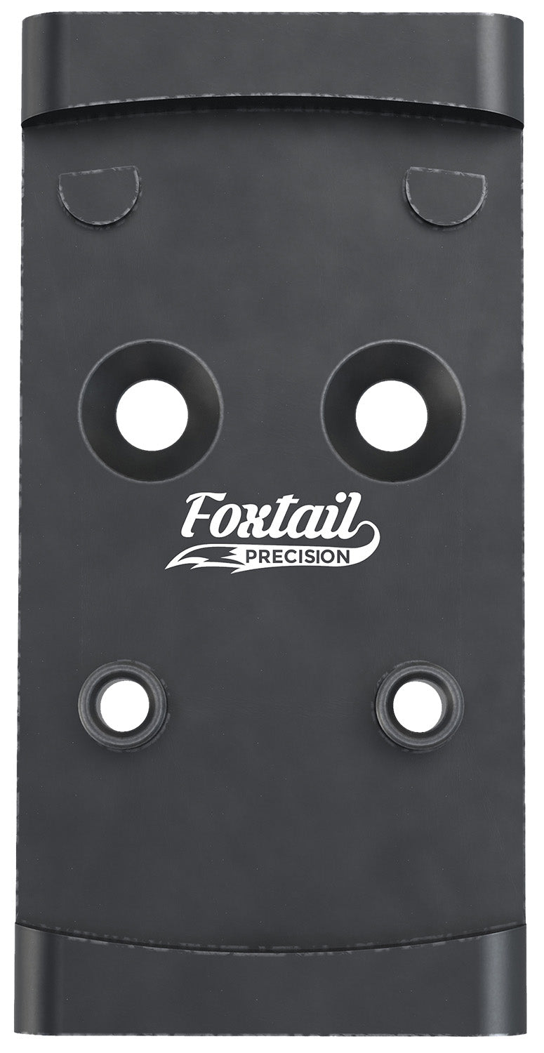 Foxtail Precision 100010 Aluminum Optic Footprint Adapter Plate Glock MOS Black Anodized