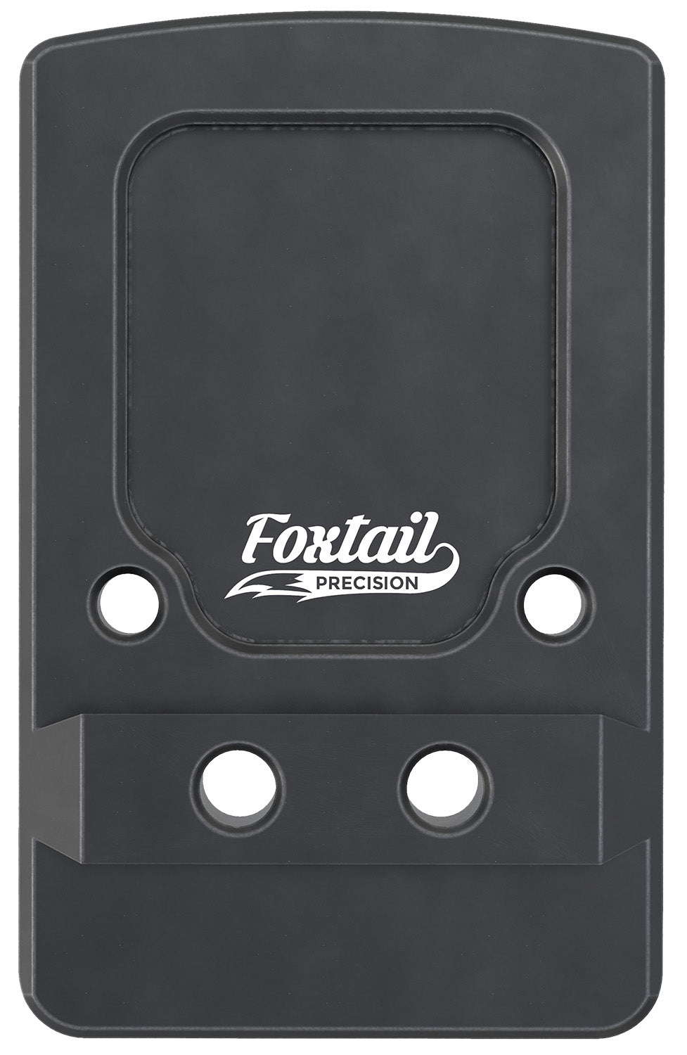 Foxtail Precision 100013 Black Anodized Rear Dovetail Adapter Plate for Glock Non-MOS RMR/SRO