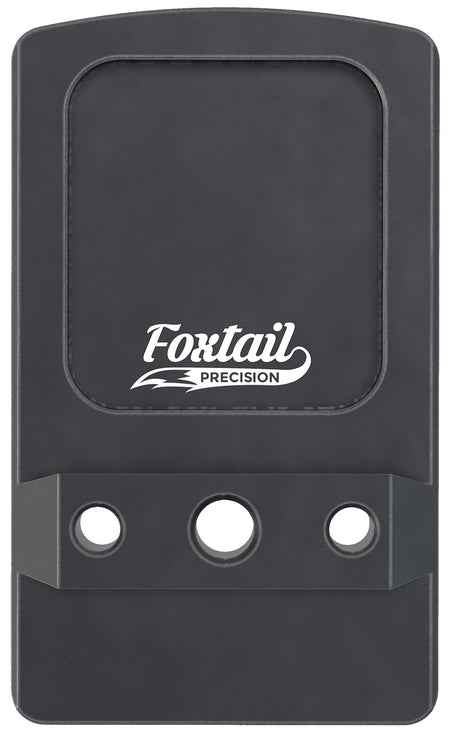 Foxtail Precision 100014 Non-MOS Glock Red Dot Dovetail Adapter Plate for Holosun 407/507k Black