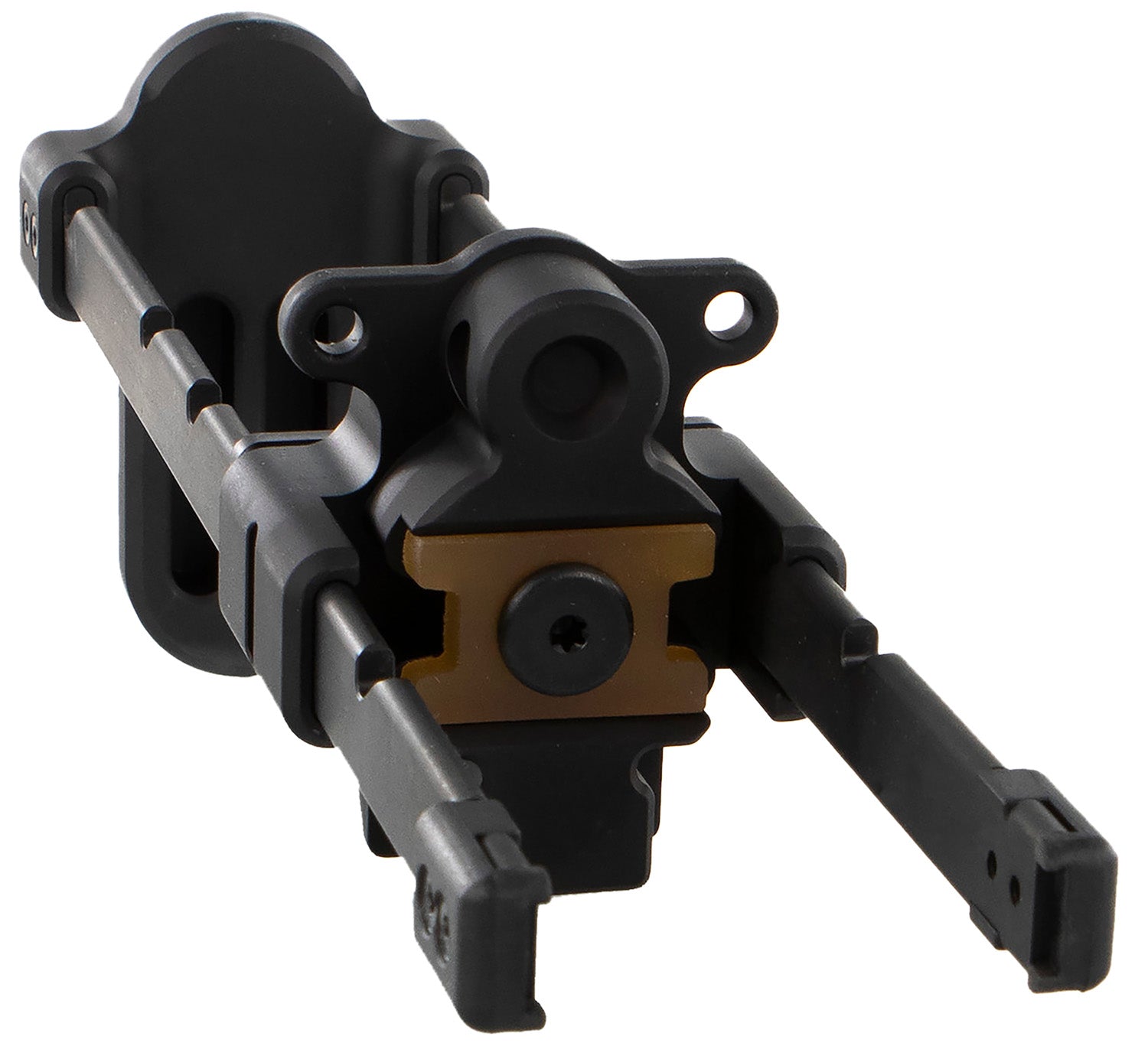 B&T Firearms 200598 Black Adjustable 5-Position Telescopic Stock for MP5-K Platform