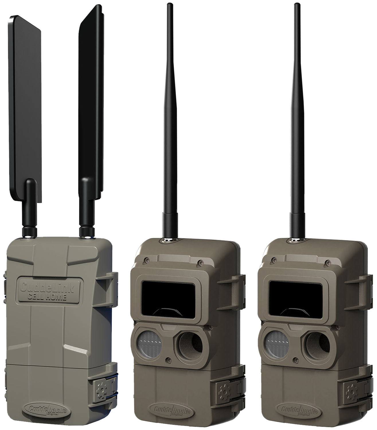 Cuddeback CuddeLink Black Flash Trail Camera Starter Pack Brown 3 Cameras