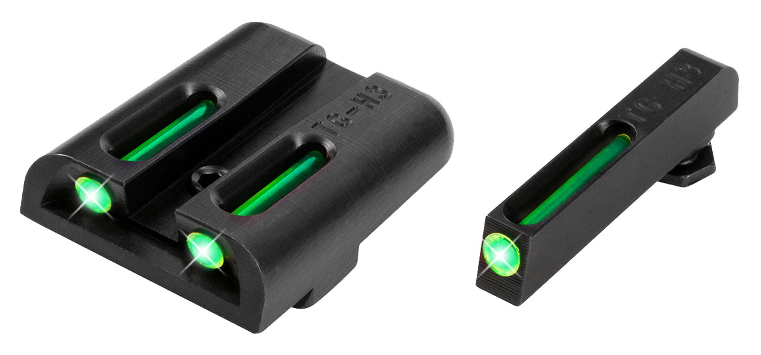 TruGlo TG131XT TFO Green Tritium Fiber Optic Front/Rear Pistol Sights Springfield XD