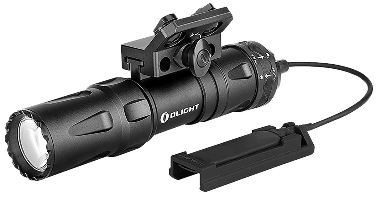 Olight Odin Mini Black 1250 Lumen Weapon-Mounted Flashlight with Magnetic Remote Switch