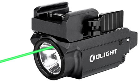 Olight Baldr Mini Compact Tactical Weapon Light Black Anodized 600 Lumens with Green Laser