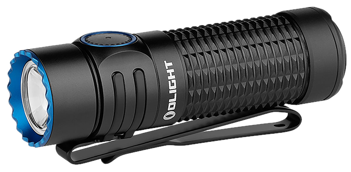 Olight Warrior Nano WARRIORNANOBK Black Anodized 1,200 Lumen Compact Tactical Flashlight