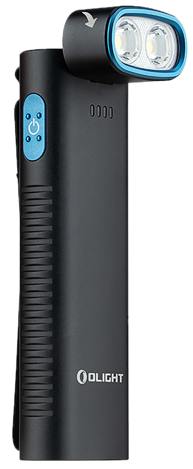 Olight Arkflex ARKFLEXBK Black Anodized 1,000 Lumen Rotatable Head EDC Flashlight
