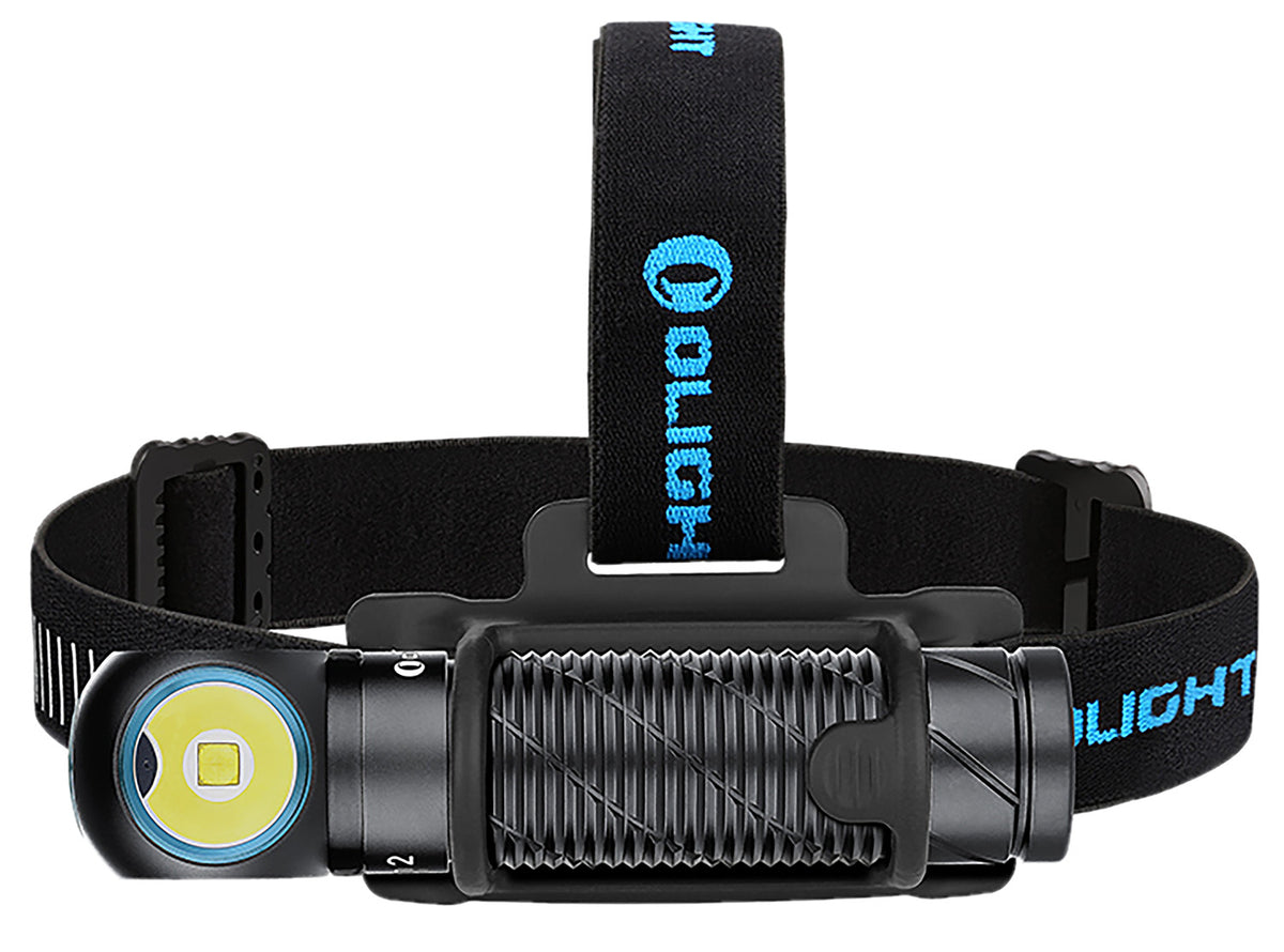 Olight Perun 2 Black 2,500 Lumens Rechargeable Headlamp and EDC Flashlight White LED