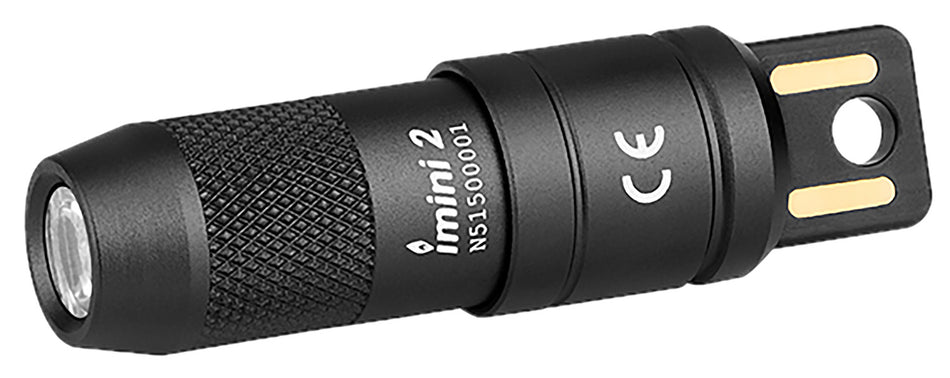 Olight imini 2 Black 50 Lumens Mini EDC Flashlight with Magnetic Base White LED
