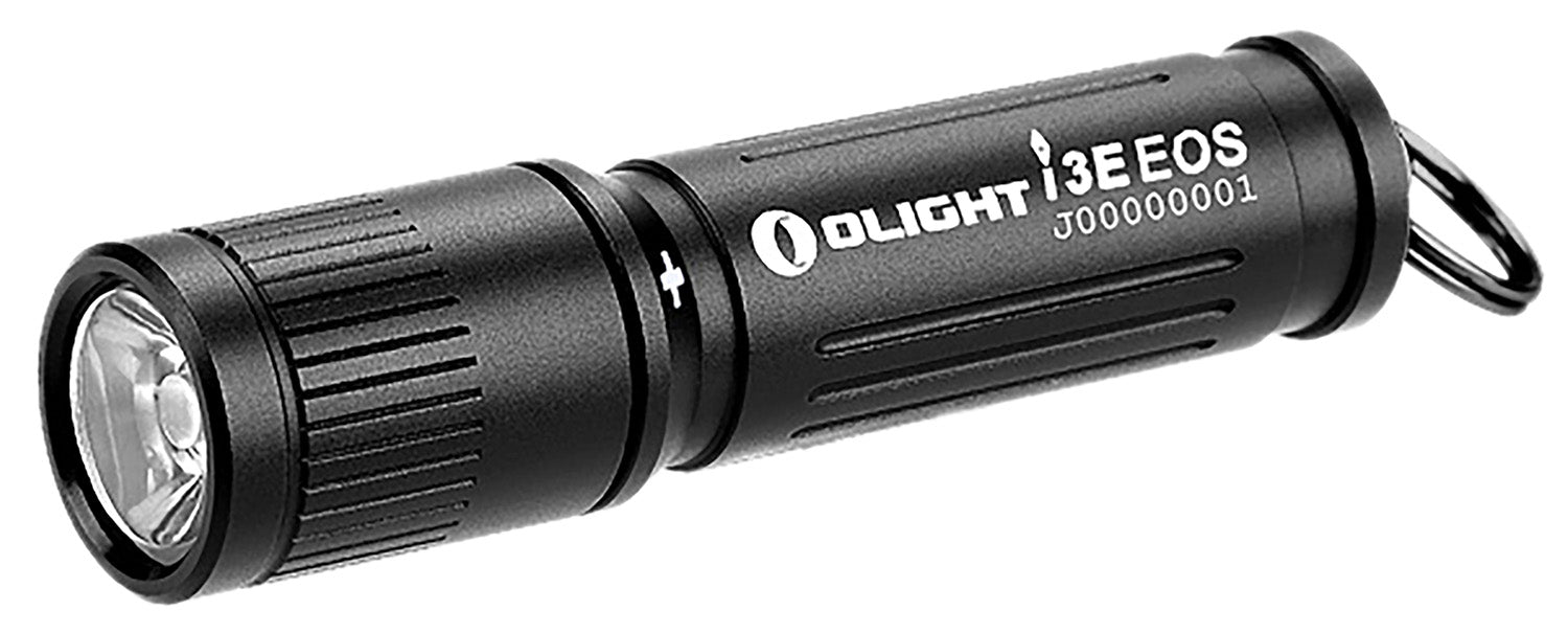 Olight i3E EOS Black 90 Lumens AAA-Powered Keychain Flashlight White LED