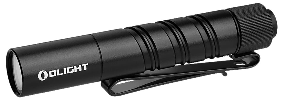 Olight i3T 2 EOS Black 200 Lumens AAA-Powered EDC Flashlight with Deep Pocket Clip