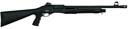 Citadel FRPATMB1220 PAT 12 Gauge Pump 3" 3+1 20" Black Steel Barrel, Black Picatinny Rail Steel Receiver, Fixed Black Synthetic Stock