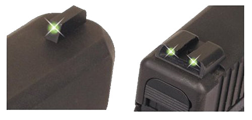 TruGlo TG231S1 Green Tritium Front and Rear Night Sights No Battery Required