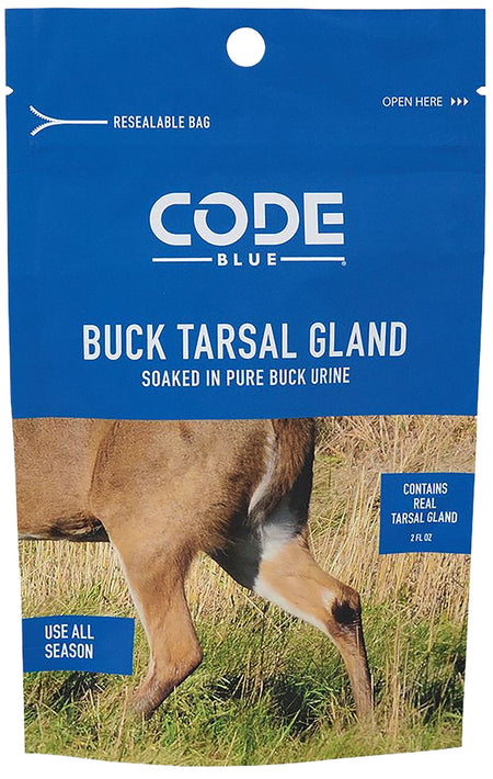 Code Blue Buck Tarsal Gland Scent OA1424 Resealable Bag Deer Attractant