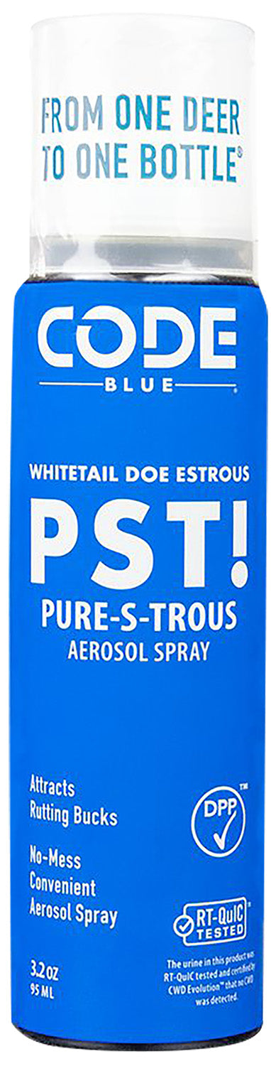 Code Blue Pure-S-Trous OA1433 Single Doe Estrous Aerosol Scent 3.20 oz Deer Lure