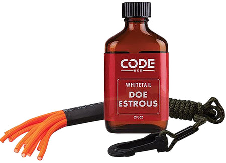 Code Blue Code Red Doe Estrous OA1333 2 oz Liquid Deer Lure with Scent Drag