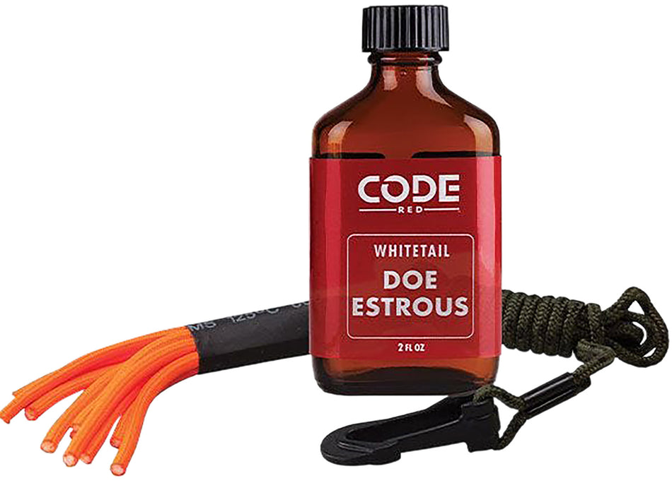 Code Blue Code Red Doe Estrous OA1333 2 oz Liquid Deer Lure with Scent Drag