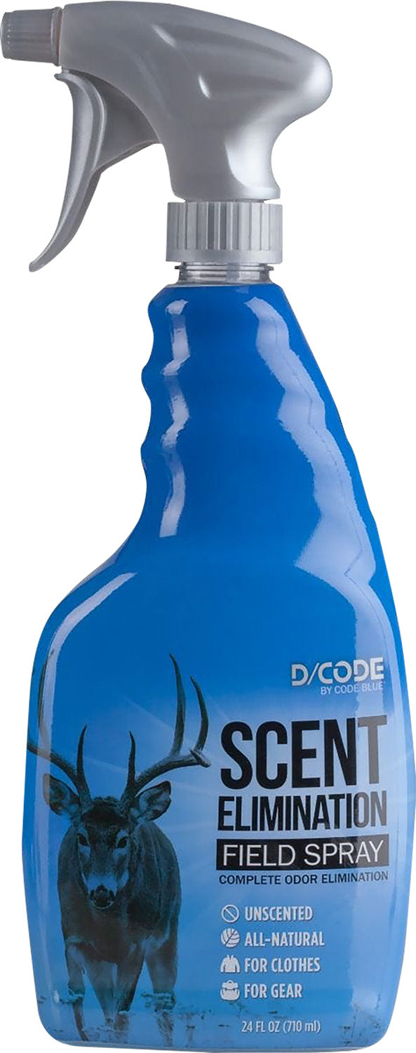 Code Blue D/CODE Field Spray Unscented Scent Eliminator 24 oz