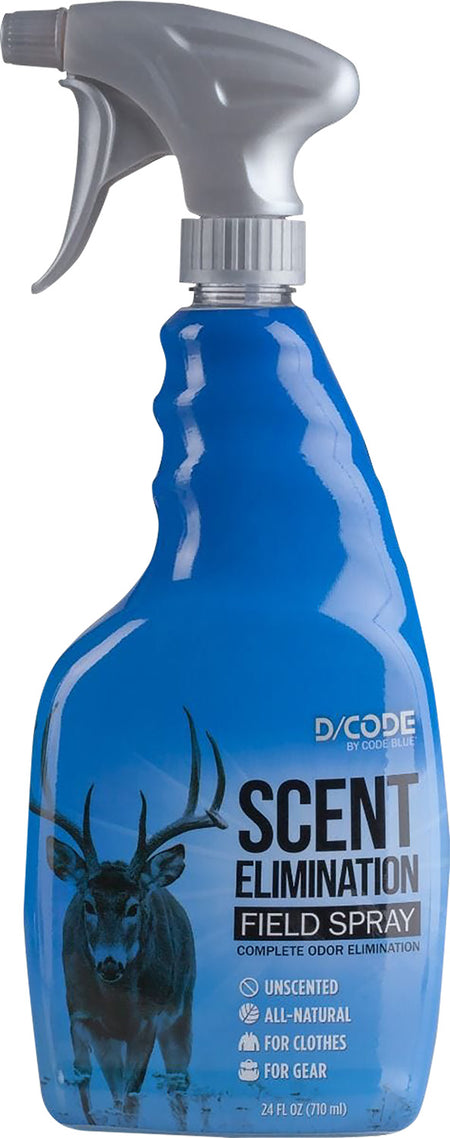 Code Blue D/CODE Field Spray Unscented Scent Eliminator 24 oz