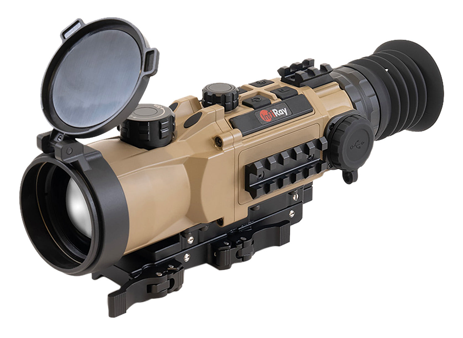 InfiRay Outdoor RICO Hybrid Thermal 3x 50mm Multi-Reticle Black/FDE 384x288 90Hz