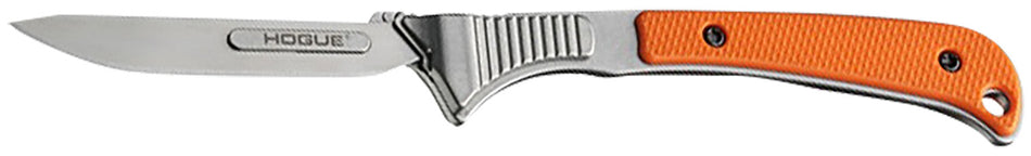 Hogue Expel 2.050" Scalpel Fixed High Carbon Steel Blade Orange G10/Stainless Handle 3 #60 and 2 #70 Blades Included