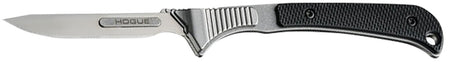Hogue Expel 2.050" Scalpel Fixed High Carbon Steel Blade Black G10/Stainless Handle 3 #60 and 2 #70 Blades Included