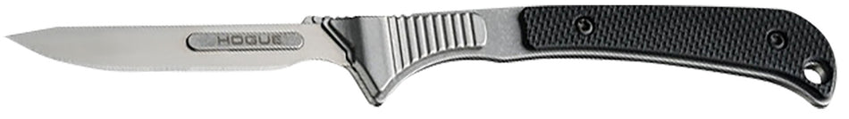 Hogue Expel 2.050" Scalpel Fixed High Carbon Steel Blade Black G10/Stainless Handle 3 #60 and 2 #70 Blades Included