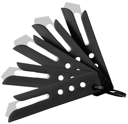 Hogue 35880 Expel Blade Guard Kit Black Nylon – 5 High Carbon #60 Scalpel Blades & Key Ring