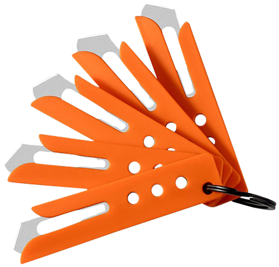 Hogue 35884 Expel Blade Guard Kit Orange Nylon – 5 High Carbon #60 Scalpel Blades & Key Ring